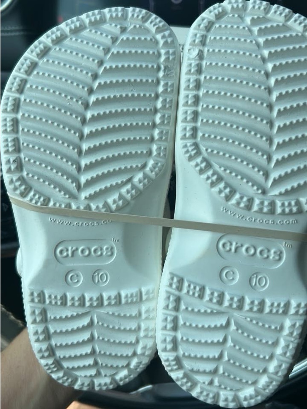 CROCS Kids White Clog Sandals - Slip-On Comfort